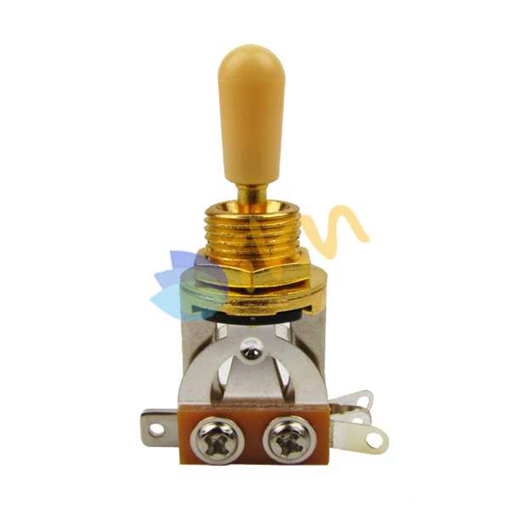 New golden 3 way toggle switch guitar selector pickup toggle switch 