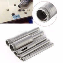 Nice 5 Pcs Hole Saw Drill Bits 5mm to 12mm Ceramic Drill Bits Tools Hole Saw