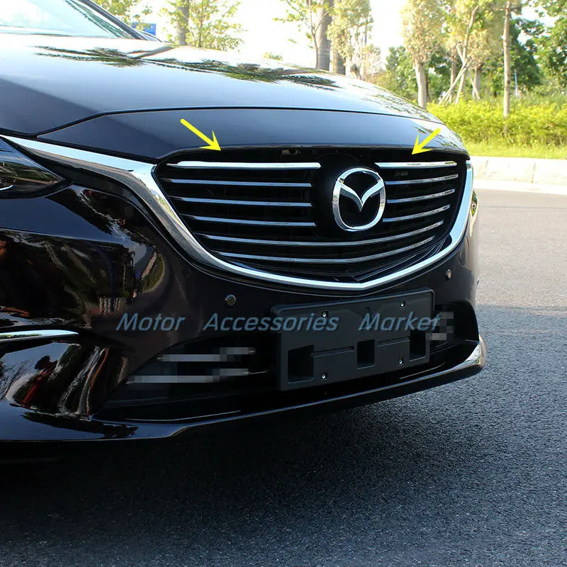 Новая хромированная Накладка на решетку радиатора для Mazda 6 Atenza 2016 2017 2018 |