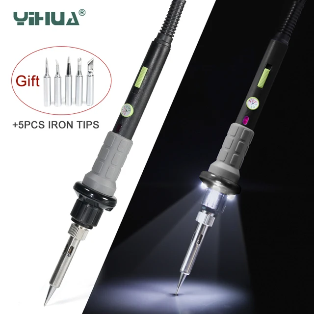 YIHUA 947V Soldering iron 60W LED lamp Soldering station Temperature