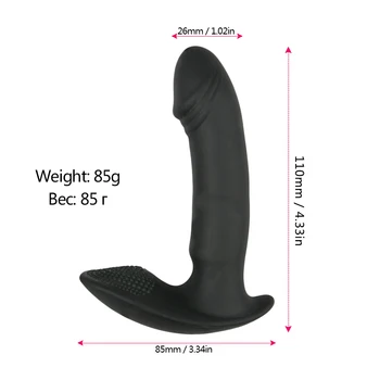Sex Toys For Men/Women Anal Butt Plug Vibrator Powerful Motors G Spot Clitoris Stimualtion Anal Plug Vibrator Sex Toys for Man 3