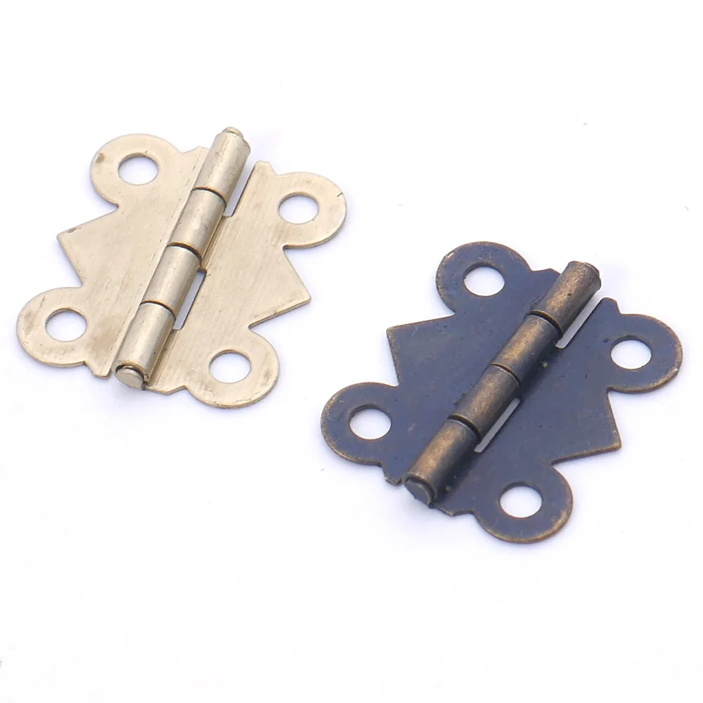 10 шт. винтажные петли бабочки из латуни 20 х17 мм|hinges for jewelry boxes|butterfly hingehinge hinge |