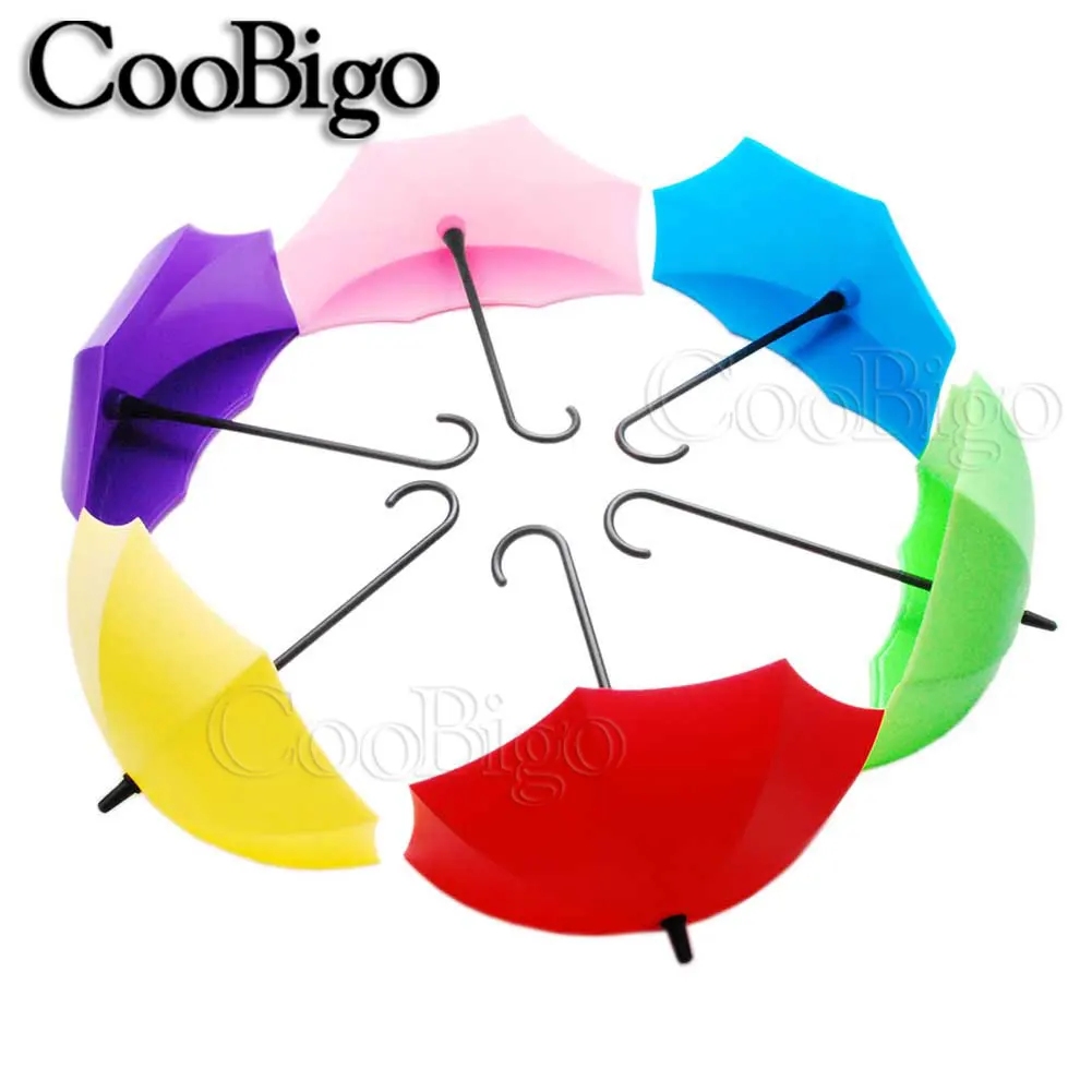 

Sticky Umbrella shape hook Hanger Creative Key Hanger Rack Home Decorative Holder Wall Hook Kitchen/Bathroom/Bedroom/Living room