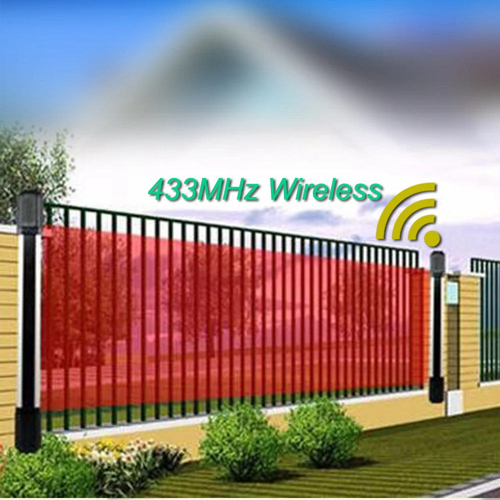 433MHz Wireless Outdoor Waterproof Infrared Beam Detector Wireless / Wired detector For Home Burglar GSM Alarm System