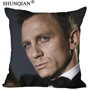 

Custom Pillowcase Daniel Craig Square Zipper Pillow Cover 35X35,45X45,60X60cm(Two Sides) Print Your Pictures Pillow Cases