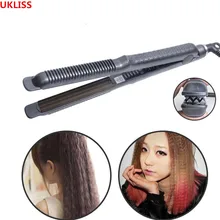 Мини икона керамические Электронные выпрямители для волос Сухие и влажные профессиональные щипцы для завивки Инструменты для укладки электрическая плойка волна маленькие бигуди