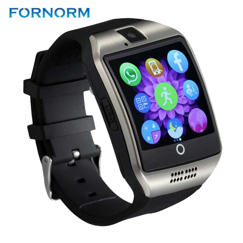 

Bluetooth Smart Watch Q18 Pedometer for Android Phone Support SIM SD Card Wristwatch Sport Watches Clock for Huawei Xiaomi HTC