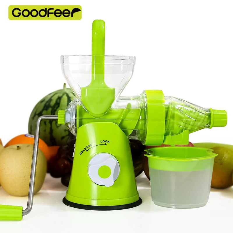 Goodfeer Portable Home Manual Juicer 100 Fresh Juice Apple Orange