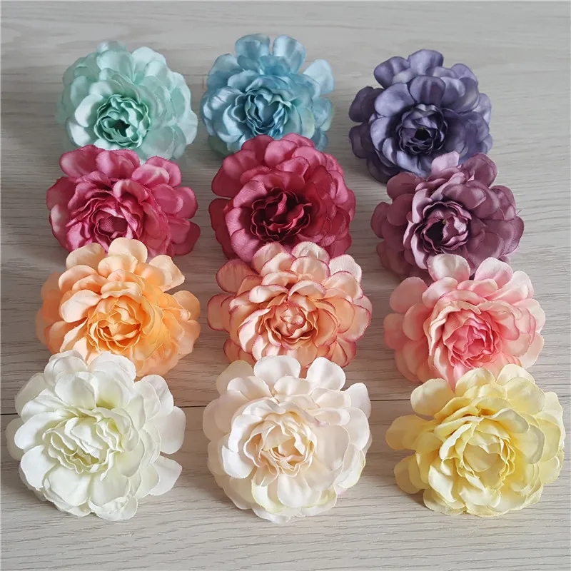 50PCS European Small Peony Artificial Autumn cuckoo 5CM Flower Head Wedding Flowers Wall Floral Party Home Decorative | Дом и сад
