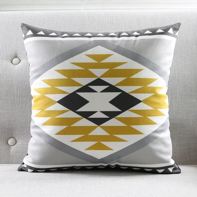 D Двусторонний принт супермягкое бархатное покрытие для подушки Серый геометрический чехол для подушки Зебра подушки для домашнего декора Декоративные наволочки - Цвет: D