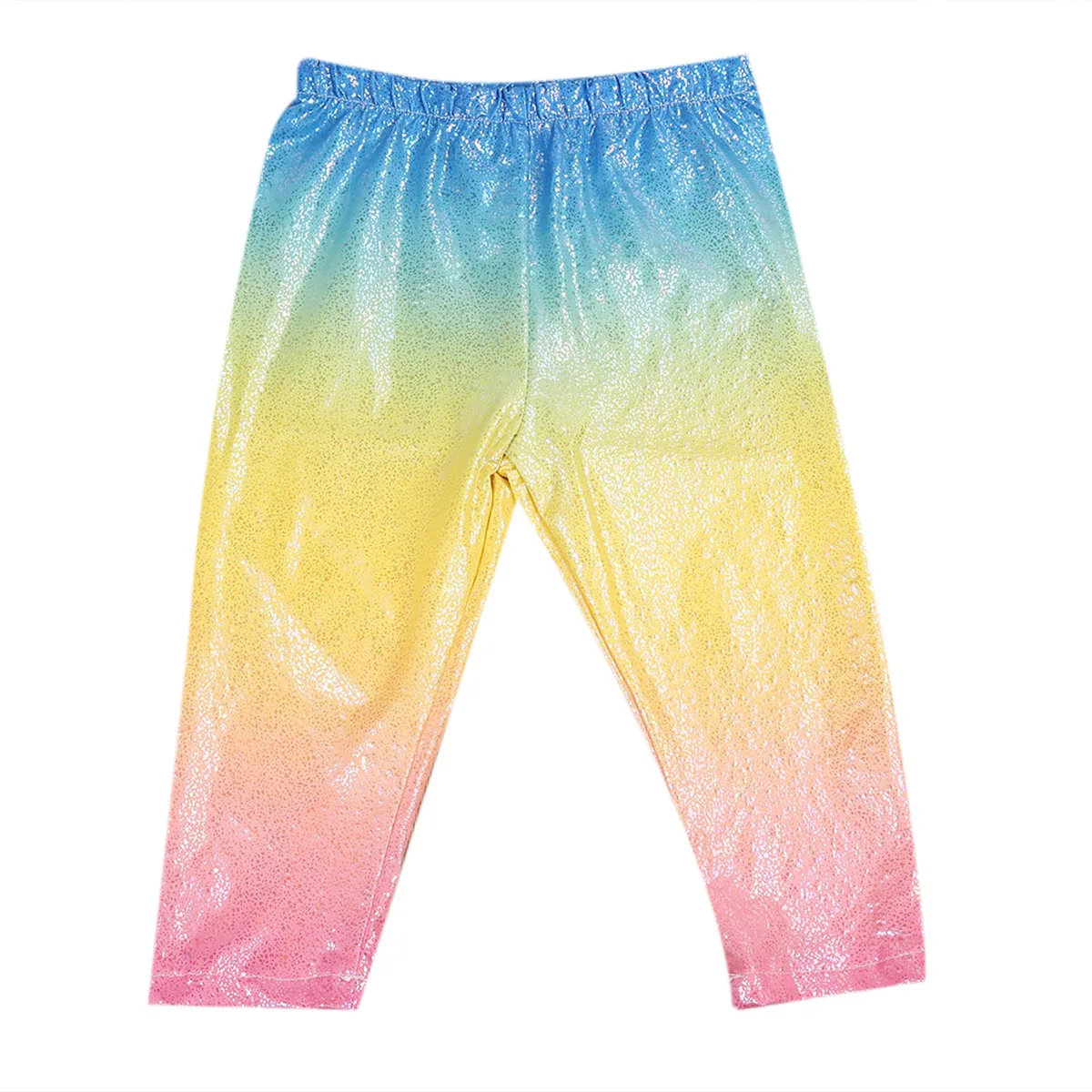 2017 New Toddler Kids Girl Colorful Gradient Pant Sequins Baby Girls Legging Trousers Outfits Clothes