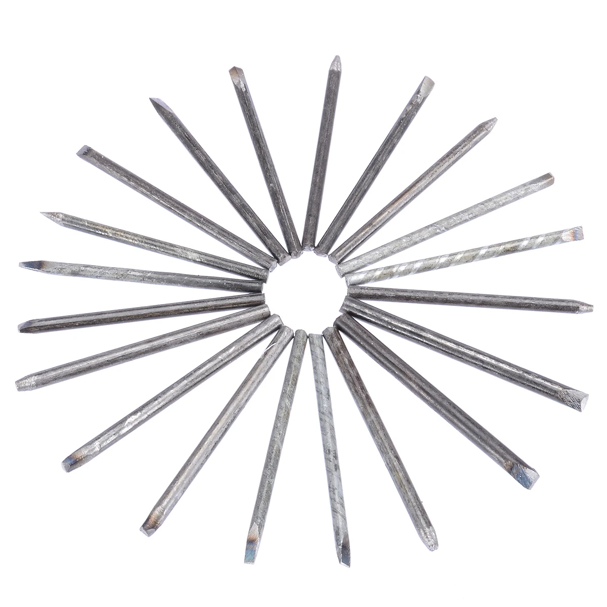 20pcs 4mm Steel Punches Flower Punch Stamp Set Jewelry Metal Stamping Punch Die DIY Leather Printing Tool