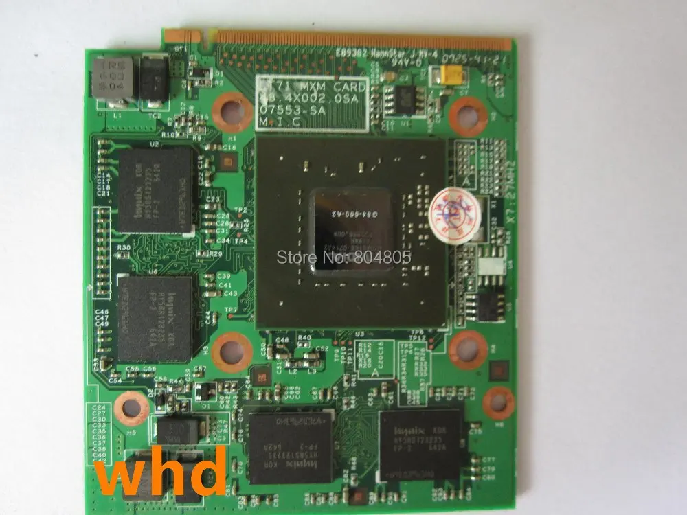 Original Video Card 8600 8600M GT MXM II DDR2 512MB G84-600-A2 for Acer Aspire 4520G 5520G 5920G Notebook PC