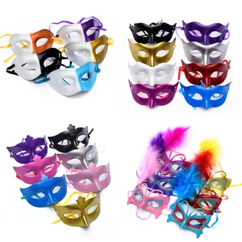 

New Sexy Flower Feather Mask Women Girls Princess Bar KTV Masquerade Mardi Gras Ball Masks Halloween Party Supplies Wedding