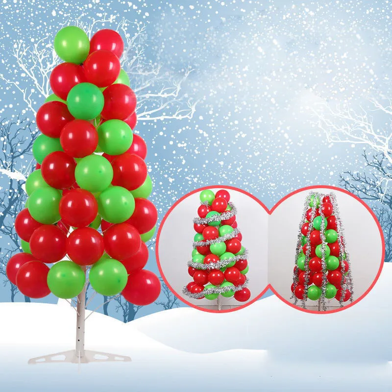  Stable Balloon Tree Display Stand Plastic Base Metal Pole Wedding Birthday Festival Party Decoratio