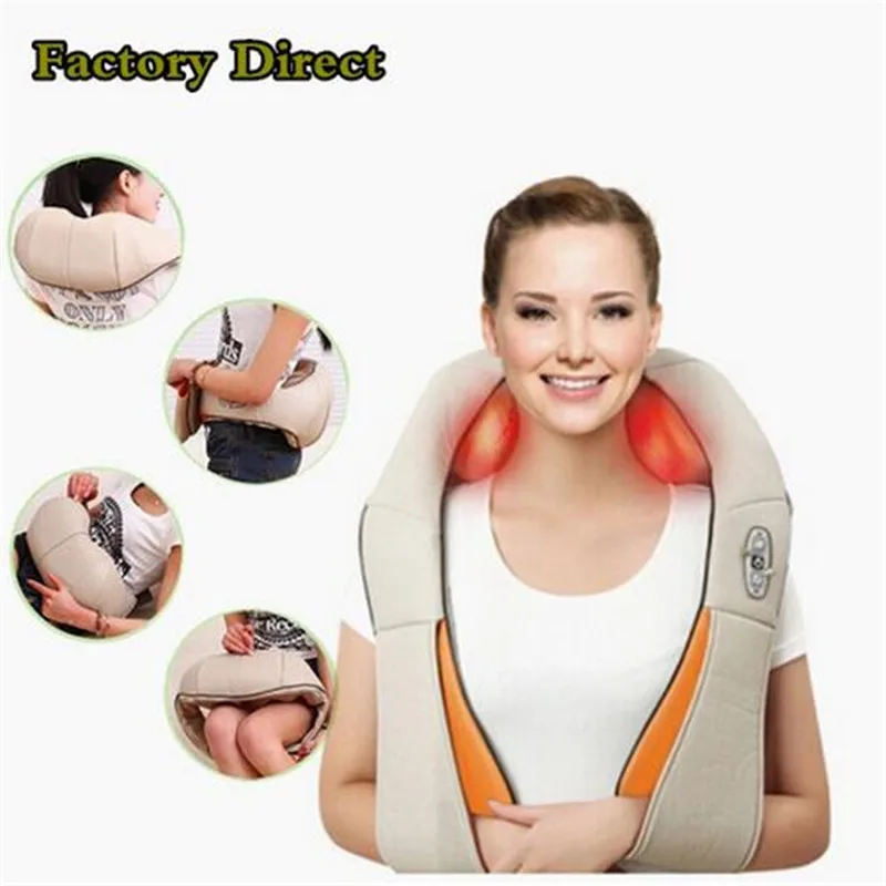 HOT Back Massage U Shape Electrical Shiatsu Back Neck Shoulder Massager