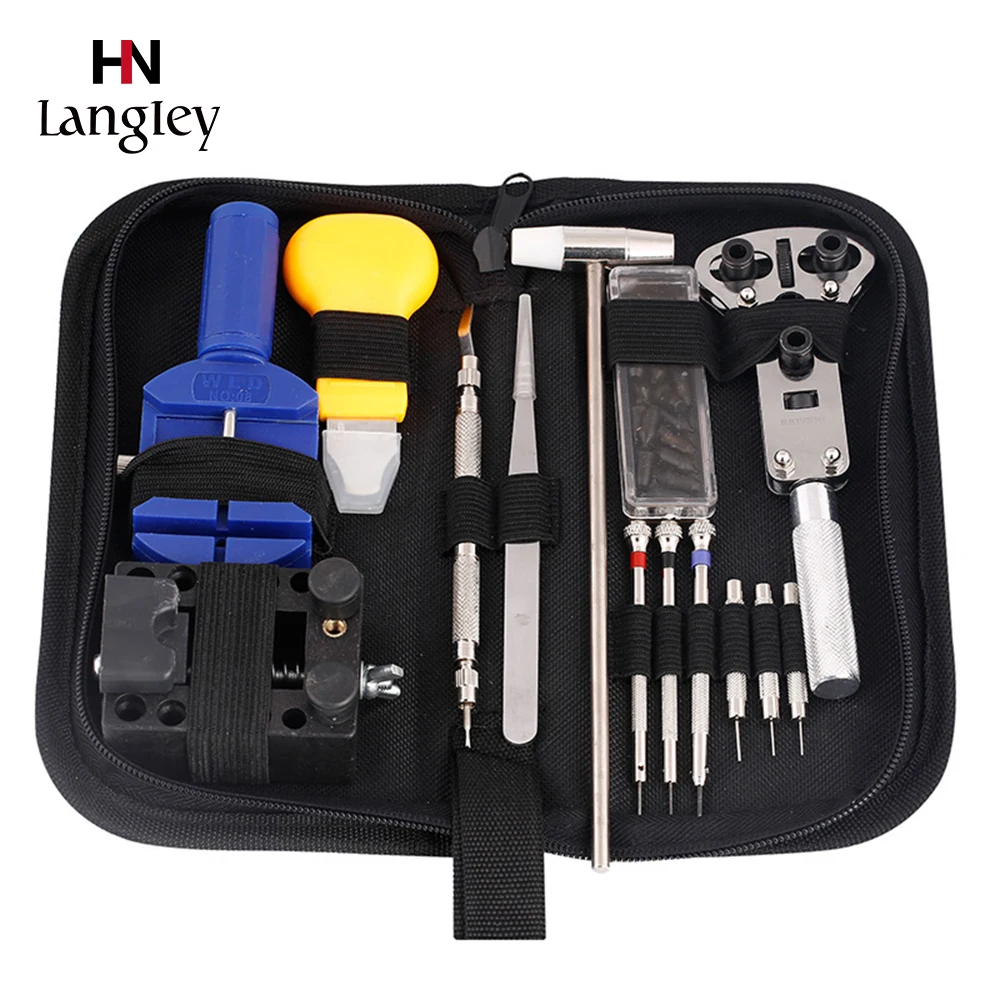 

Multifunction Watch Tool Fix Kit Pin Set Watch Case For Watchmaker Opener Bracelet Link Repair Tool Remover Screwdriver Tweezer