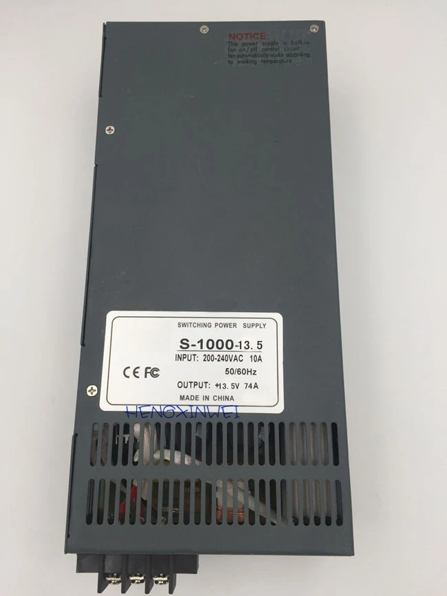 S-1000-13.5 1000 Вт 13 5 в 110 А Импульсный источник питания для светодиодной ленты
