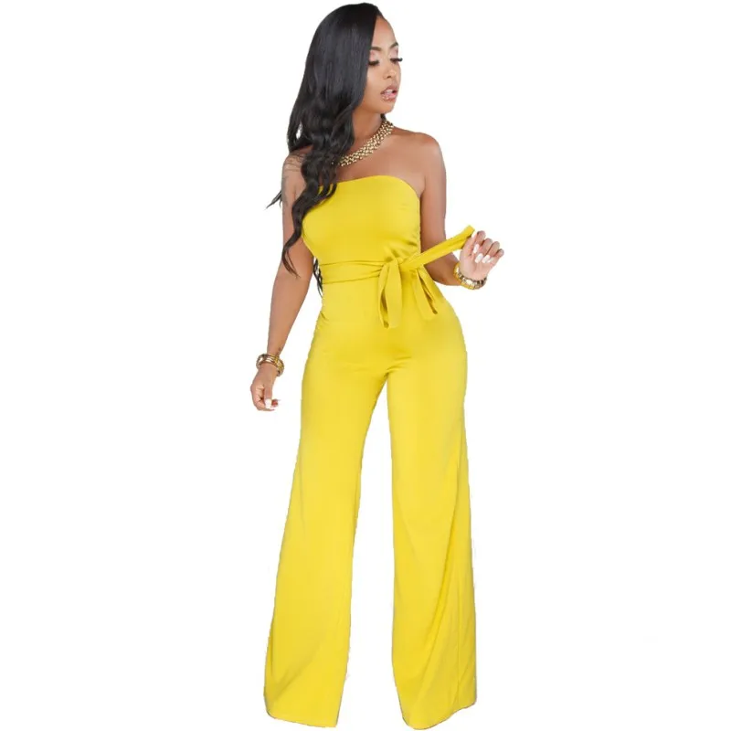 

Zmvkgsoa 3 Color Off Shoulder Sexy Jumpsuit Elegant Ladies Summer Overalls Clubwear One Piece Long Bodycon Rompers Womens K8234