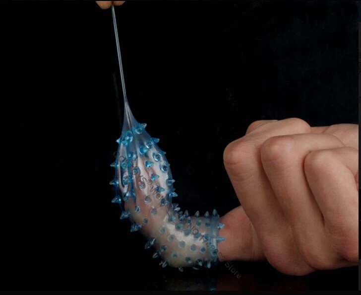 coloful mini finger condom
