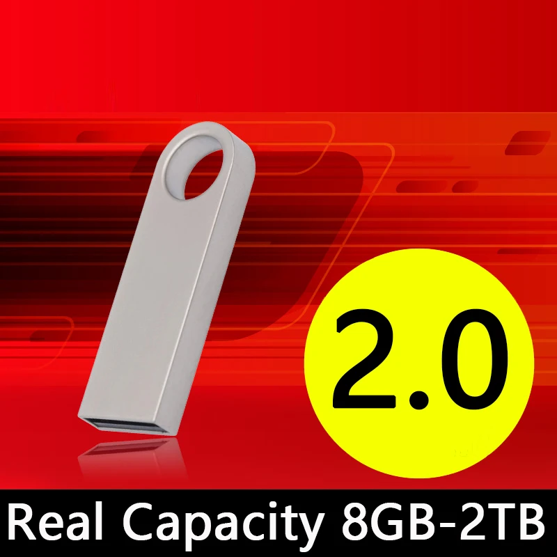 1 шт./лот реальная емкость 8 ГБ-2 ТБ металлическая USB флешка 512 ГБ 64 мини Usb карта