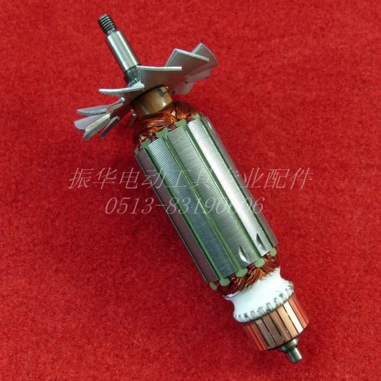 

Free shipping ! Whoesaler AC 220V 100A Angle grinder rotor part 106A Electric Motor Rotor for Keyang 100(DG-100B)/Keyang Parts