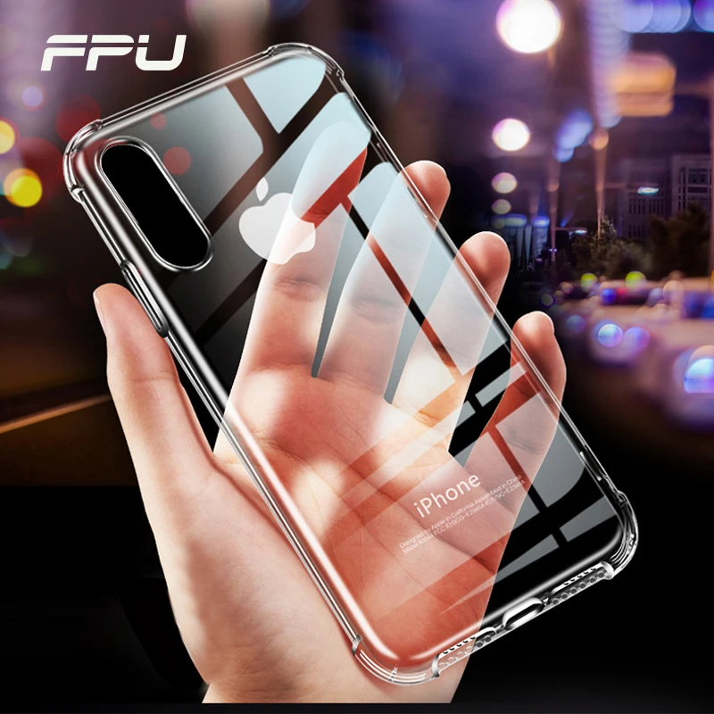 

FPU Case For iPhone X XS Max XR 7 8 Plus Ultra Thin Cases for iPhone 6 6s Transparent TPU Phone Case Cover For iPhone 5s Fundas