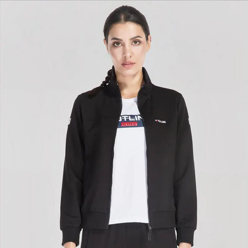 

Running Jacket For Women Yoga Zipper Long Sleeve Women Sport Autumn Winter Jacket Fitness Ladies Stand Collar Jackets