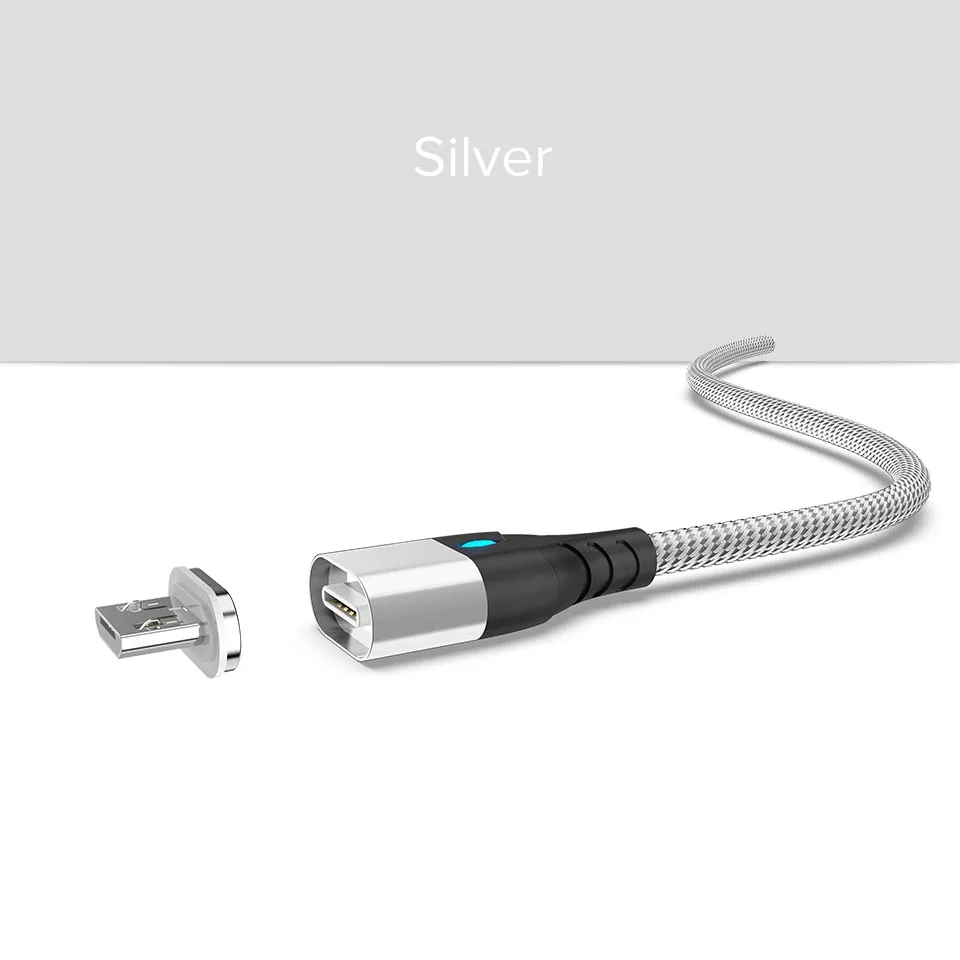 Магнитный кабель Venroii 3A Micro usb type C для быстрой зарядки type-C магнитное зарядное устройство для телефона USB C для samsung huawei P20 Xiaomi OnePlus