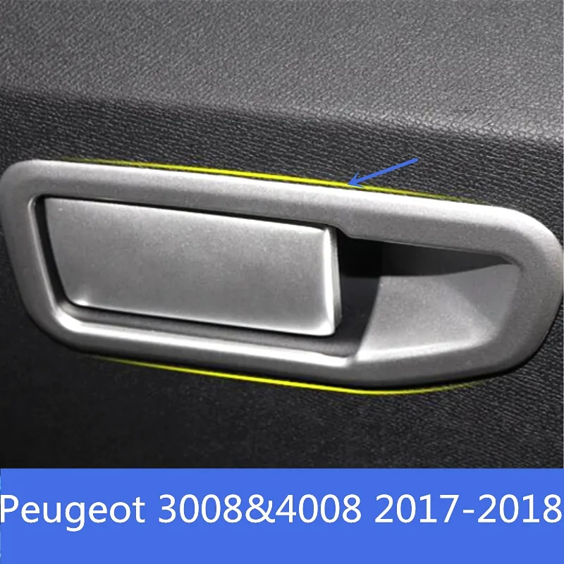 2 шт. хромированные накладки на дверные ручки для Peugeot 3008 и 4008 2017-2018 | Автомобили