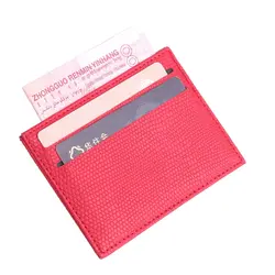 2 шт. красочные кожа банк держатель для карт бумажник тонкий кредитной карты ID Обложка чехол сумка