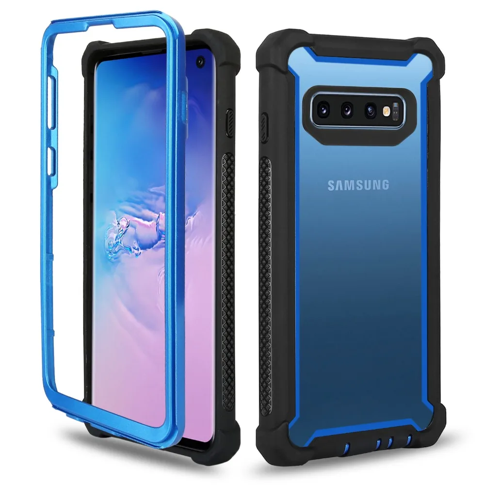 

For Samsung Galaxy S10 Case UYFRATE Hybrid Transparent Clear Armor Cover Funda For Samsung Galaxy S10 S10 Plus S10e S9 Plus Note