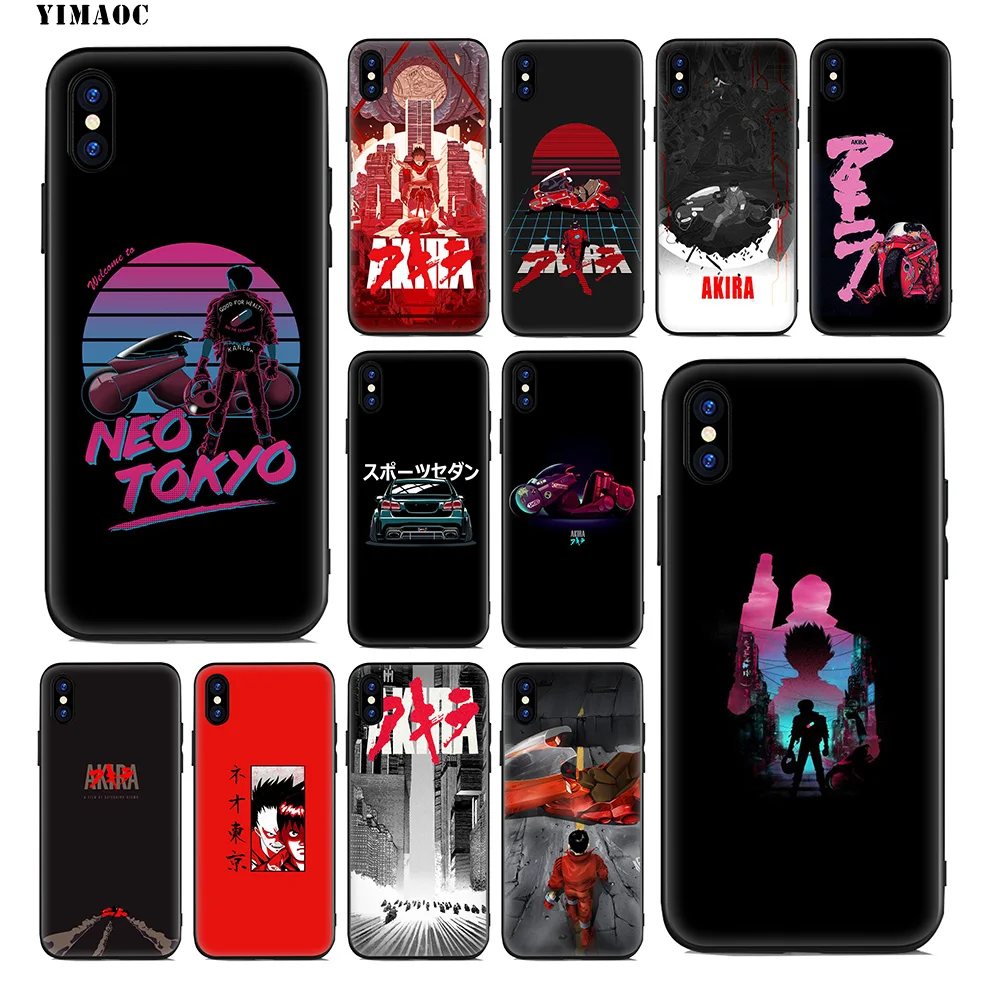 

YIMAOC Akira Anime Cool Soft Silicone Case for iPhone 11 Pro Xr Xs Max X or 10 8 7 6 6S Plus 5 5S SE Cover