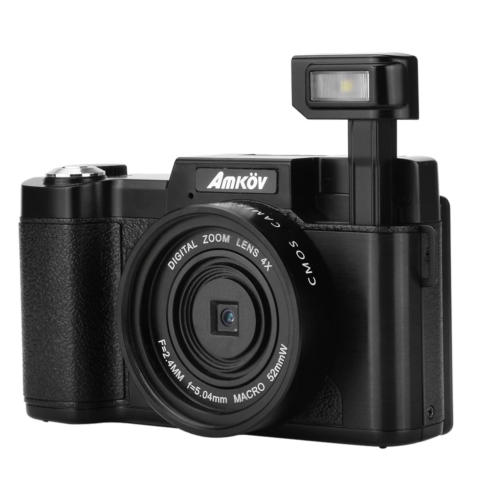 Original AMKOV CD-R2 Digital Camera Video Camcorder With 3 Inch TFT Screen / UV Filter