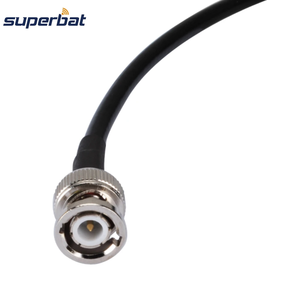 BNC Male to Female Bulkhead Adapter with RG58 Cable