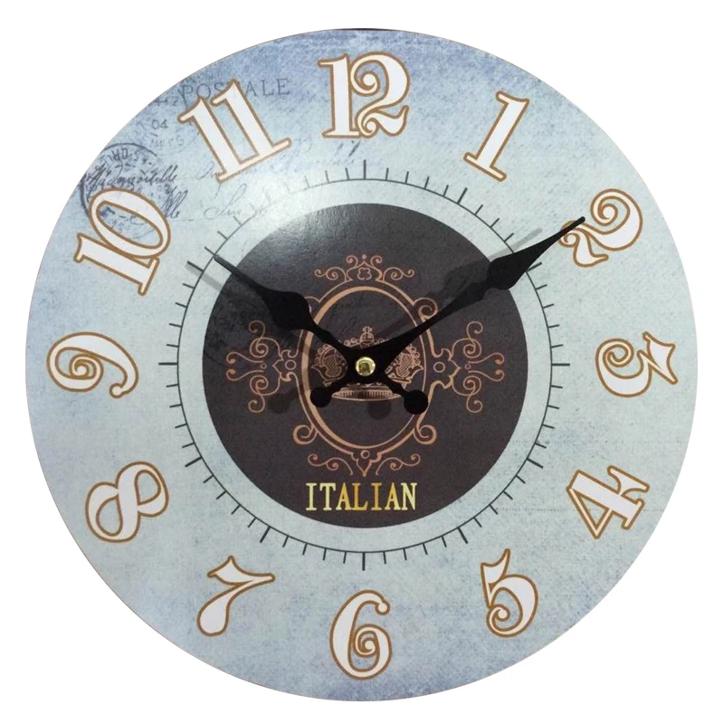Free Shipping Wood Wall Clocks Italy Design Antiqued Quartz MDF ... Free Shipping Wood Wall Clocks Italy Design Antiqued Quartz MDF ...
