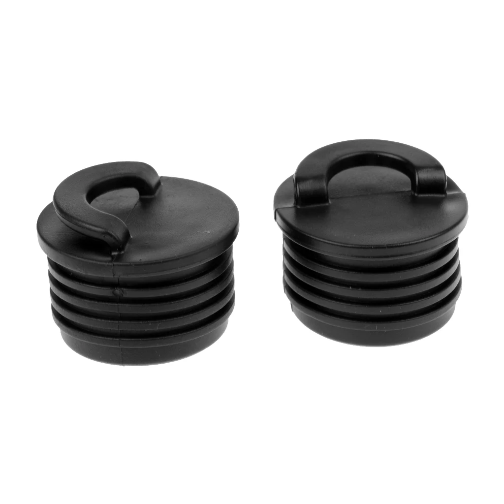 

8 Pieces Black Kayak Marine Boat Scupper Stopper Bungs Drain Holes Plugs Inflatable Boat Accessories Marine Black