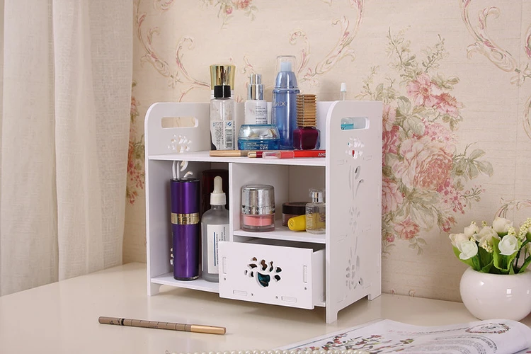 Diy Korea Drawer Cosmetics Storage Box Makeup Organizer Large