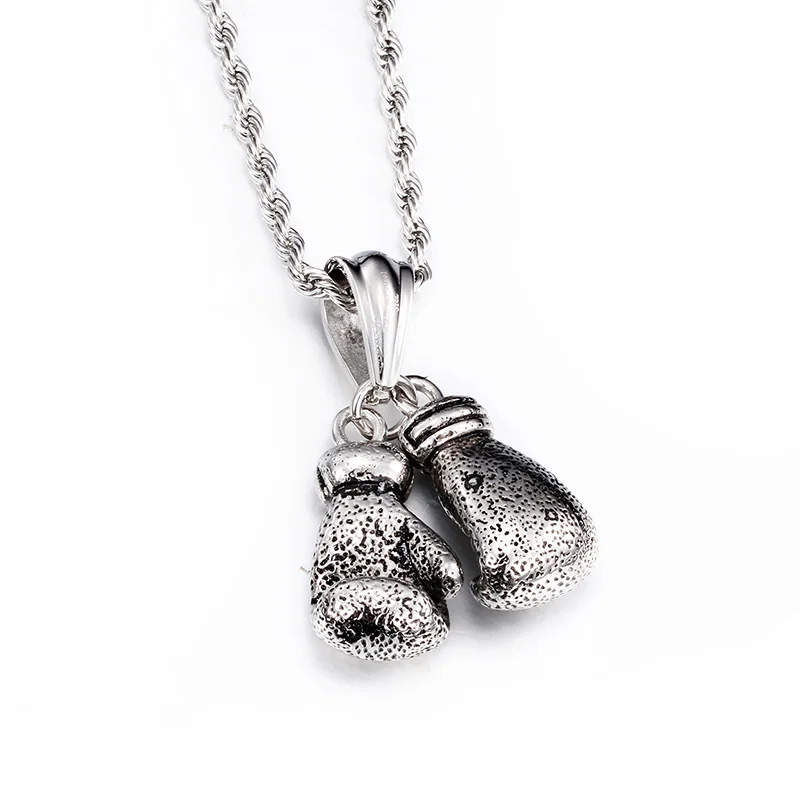 Drop shipping Set of 316L Stainless Steel Vintage Double Boxing gloves