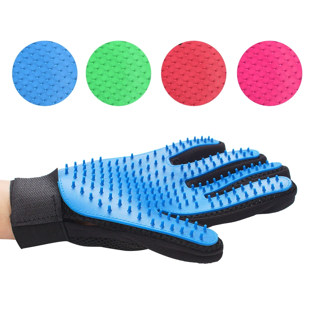 Silicone Gentle Efficient Pet Brush Gloves
