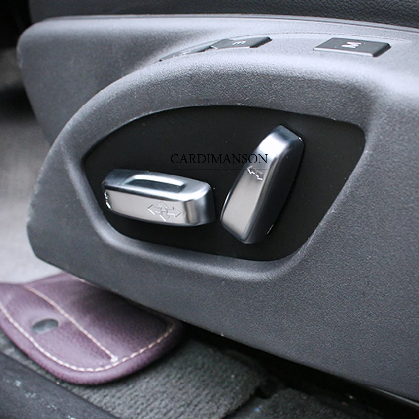 

For Volvo XC60 XC70 V40 V60 S40 S60 C30 C70 ABS Seat Adjustment Knob Switch Button Chrome Trim Stickers Accessories Car Styling