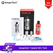 Бак kangertech TopTank Mini 4 мл атомайзер с верхним наполнением контроля воздушного потока с SOCC катушкой RBA Mini Plus катушка электронный Атомайзер