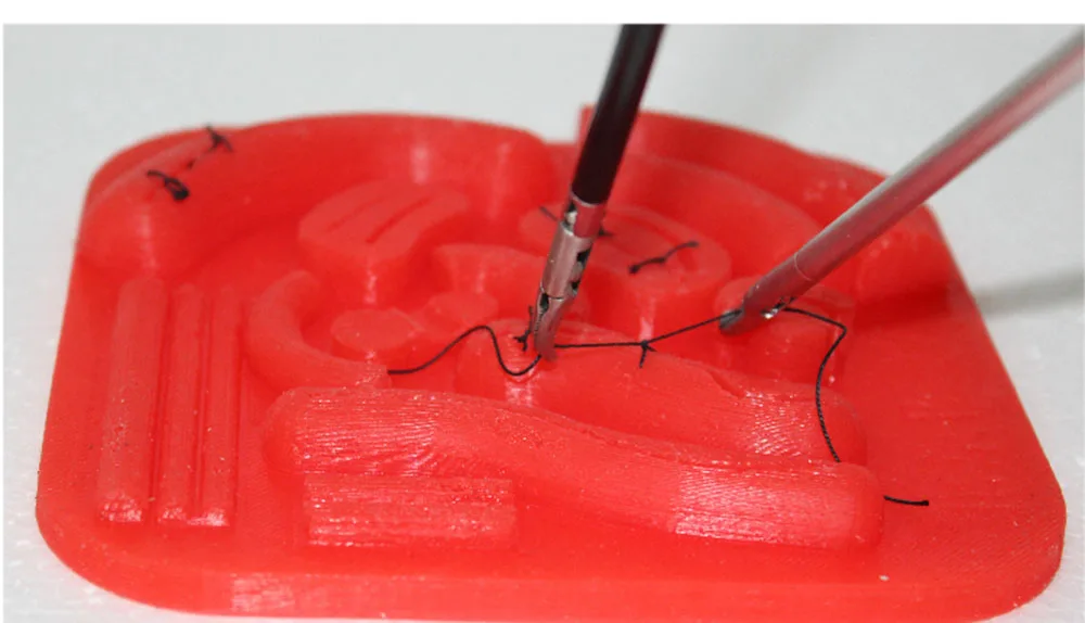 3D сшитый модуль хирургическое моделирование упражнения силиконовая подкладка для наложения шва лапароскопическое оборудование для обучения