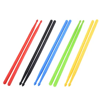 

1 Pair of 5A Durable Drumsticks Nylon Lightweight Drum Sticks with anti-slip Grip For Drum Musical Instruments Accessories