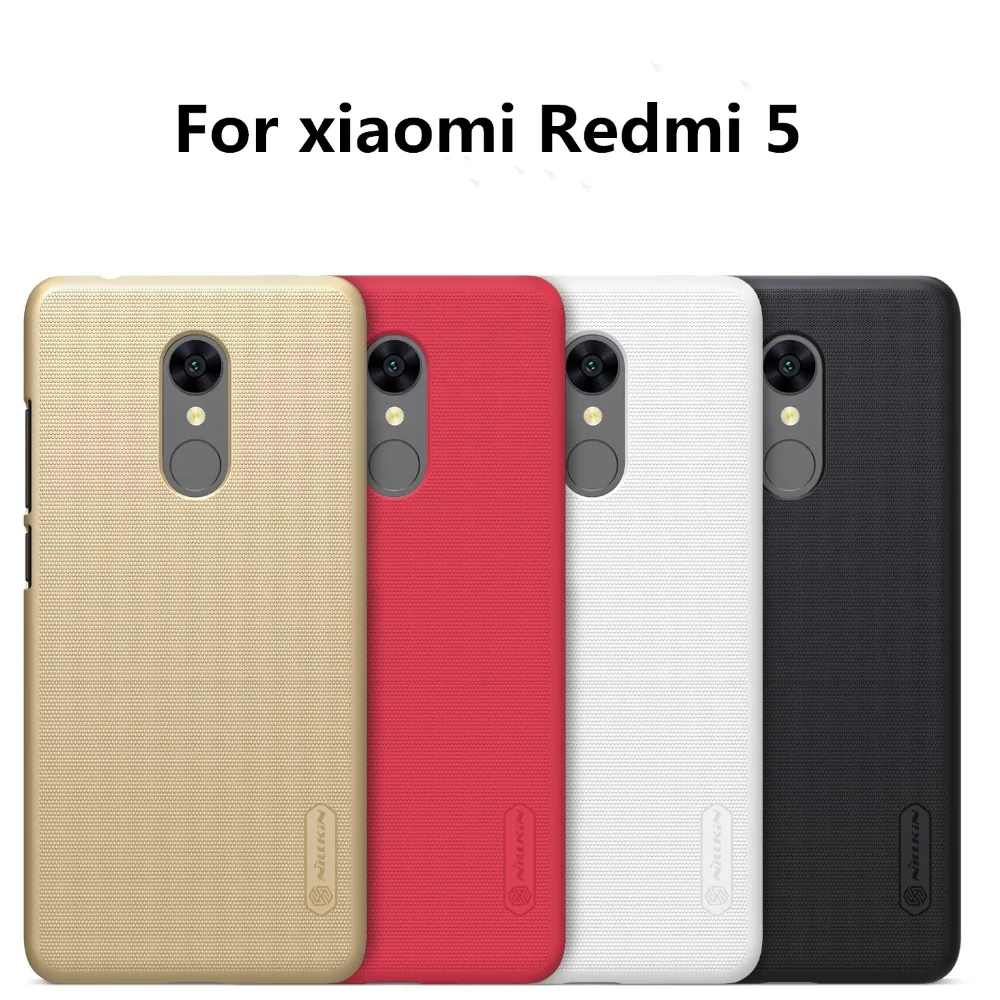 

Nillkin Frosted PC case case Hard Protector back cover for xiaomi redmi 5 phone bag case for xiaomi redmi 5 plastic mobile cases