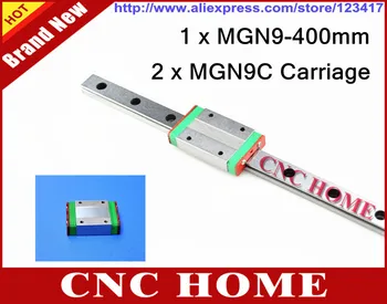 

Hot sale 9mm rail guides MGN9 - L 400mm miniature linear CNC rail with MGN9C linear carriage