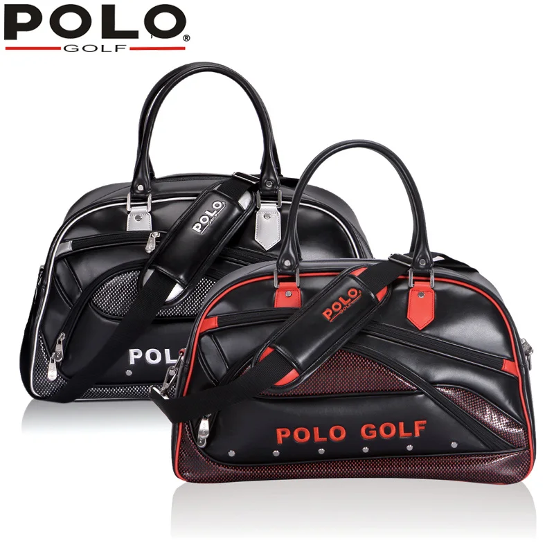 

020410 New Golf Double Clothing Bag High Quality Men Duffel Bag Import PU Large Capacity Andbag Messenger Clothes Shoe Bag