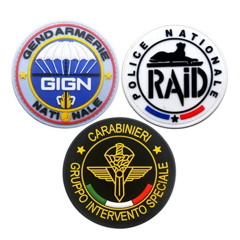 

Round Embroidered Badge PVC DIY Apparel Armband Clothes Hat Backpack Patch 1pc