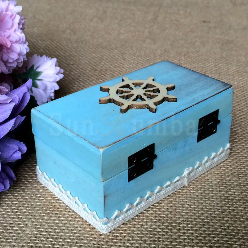 Beach Wedding Ring Box MUW-050-05