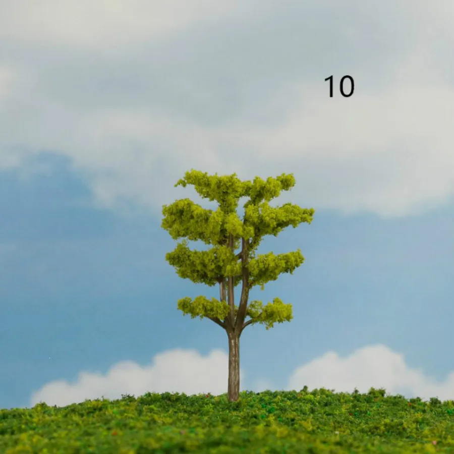 200 шт./лот 5,3 см архитектурная модель зеленое дерево для ho поезд макет модель сцены